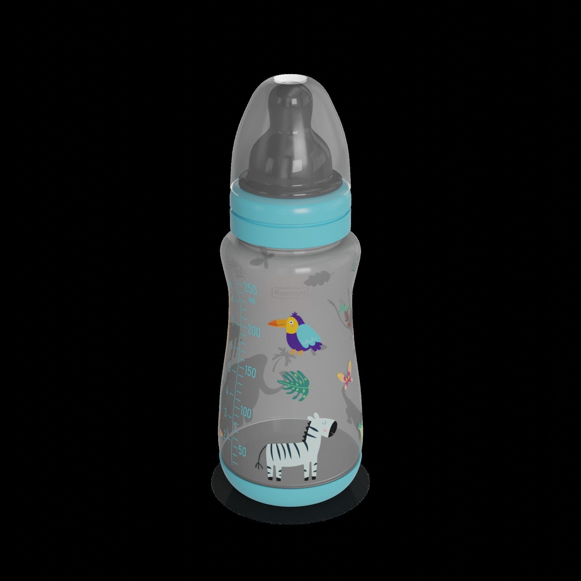 Baby feeding and care Baby Bottle 3D model_1