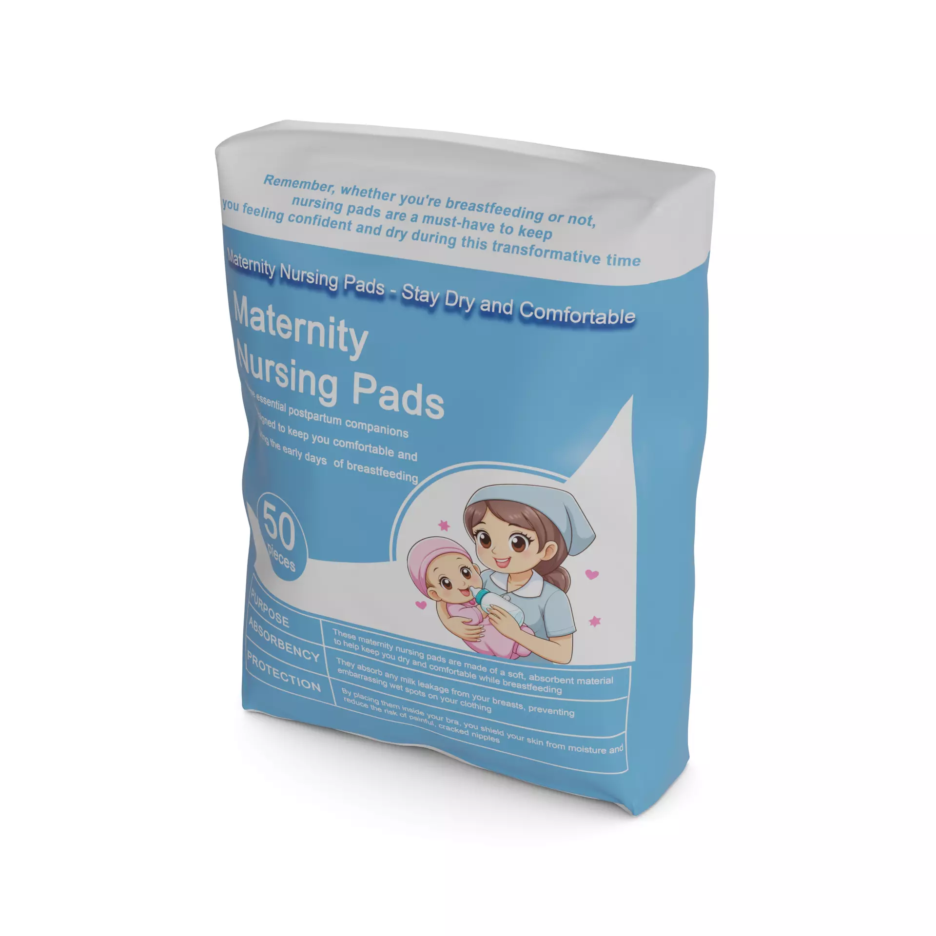 Maternity products Maternity Nursing Pads 3D model