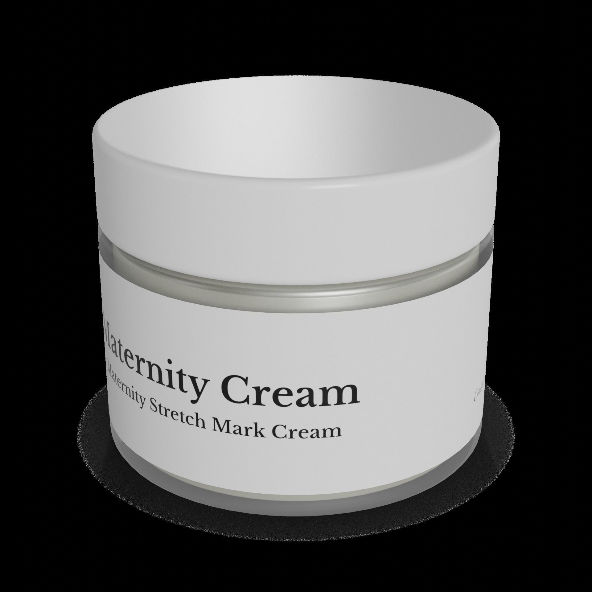 Maternity products Maternity Stretch Mark Cream Low-poly 3D model_1