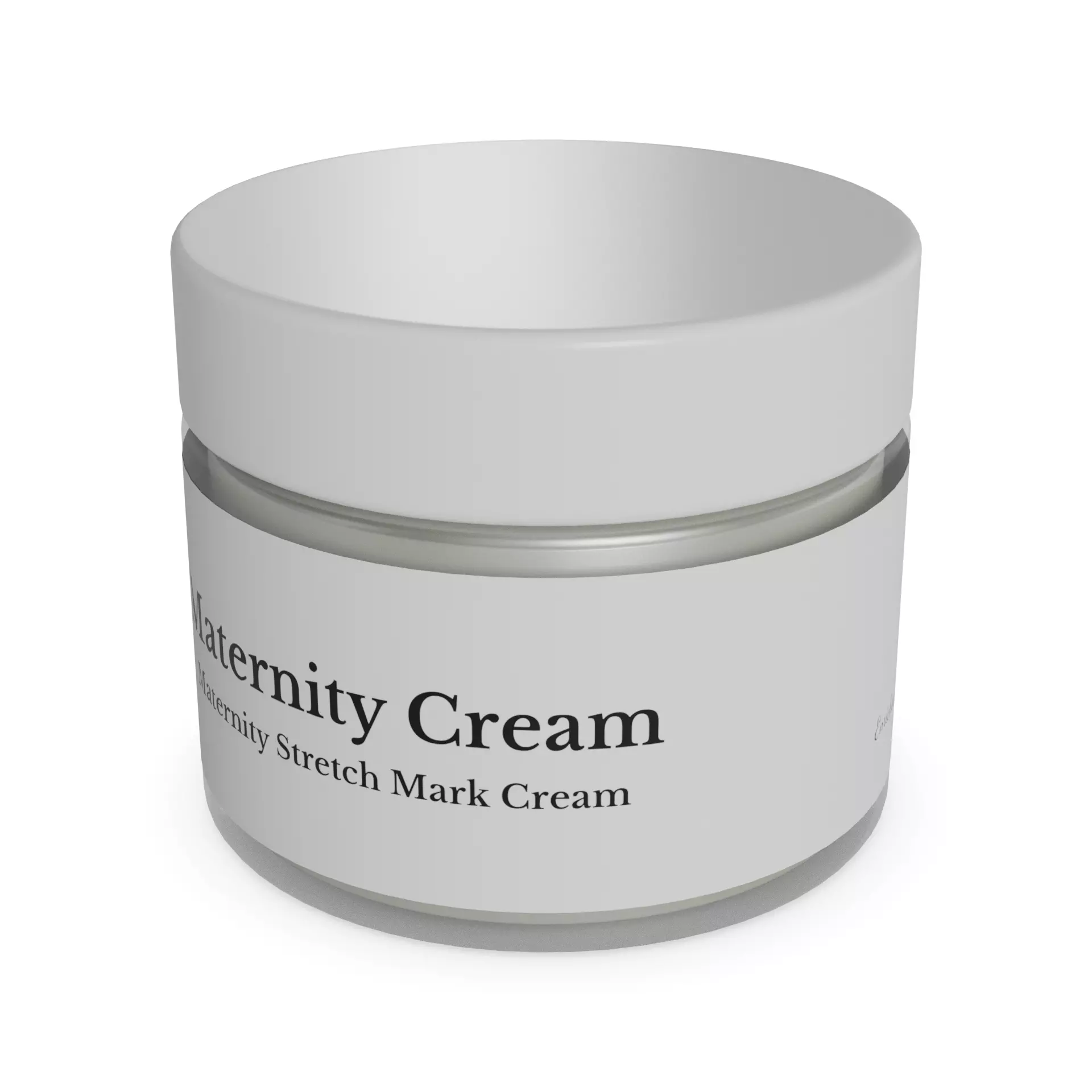 Maternity products Maternity Stretch Mark Cream Low-poly 3D model_0