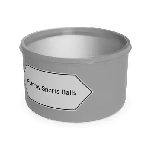 Gummies Gummy Planets Low-poly 3D model