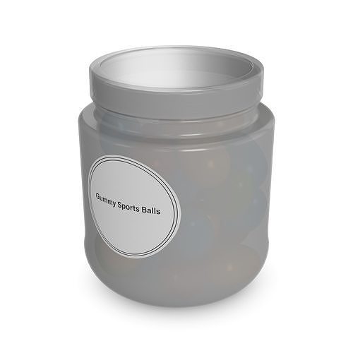Gummies Gummy Sports Balls 3D model
