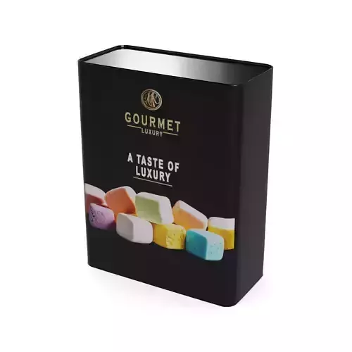 Marshmallows Gourmet Marshmallow Medley Low-poly 3D model