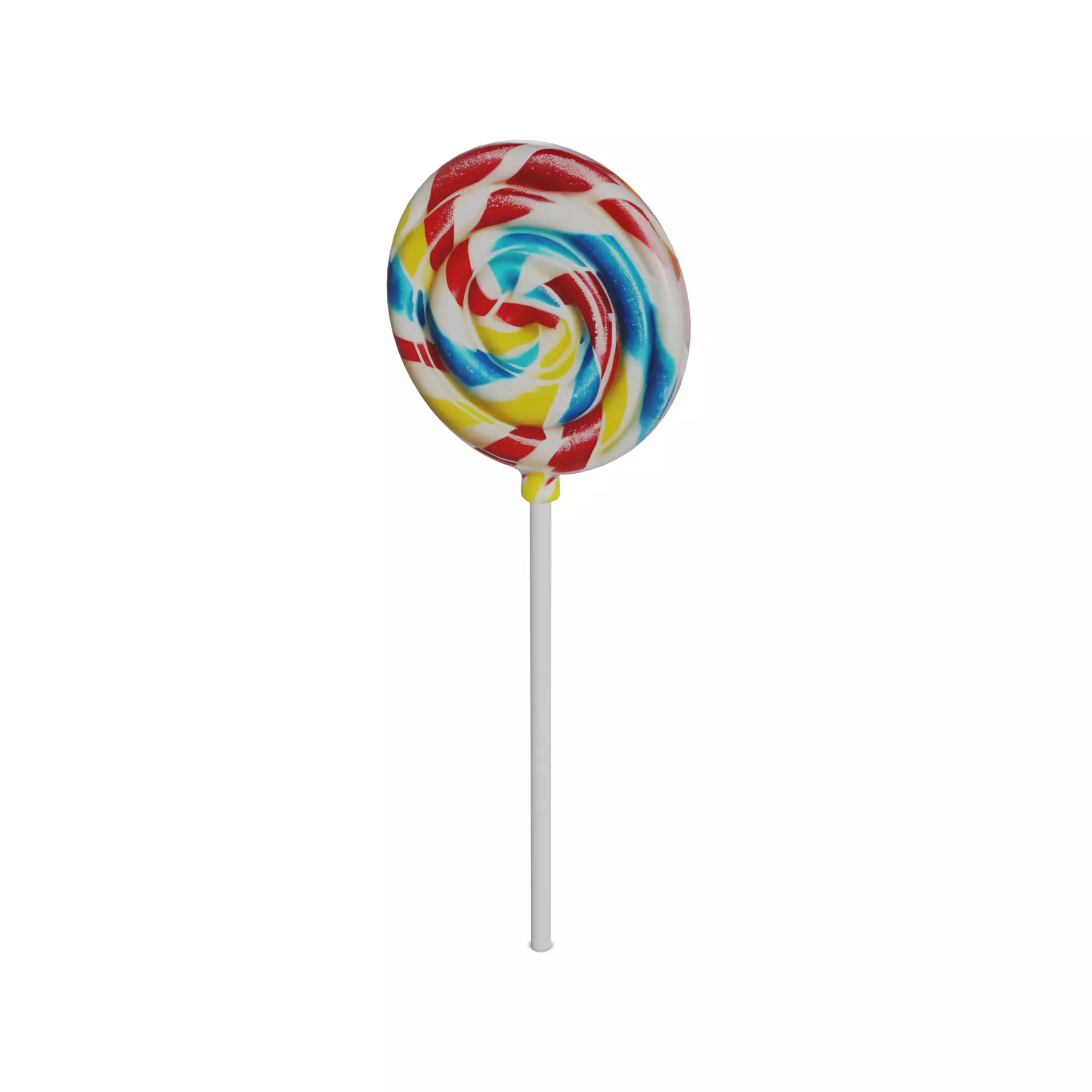 Lollipops and caramel Lollipop Low-poly 3D model_0