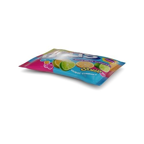 Pastilles and chewing gum Sour Belts Low-poly 3D model
