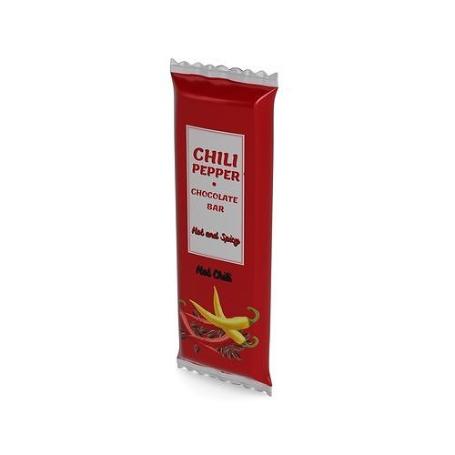 Chocolate bars Chili Chocolate Bar 3D model