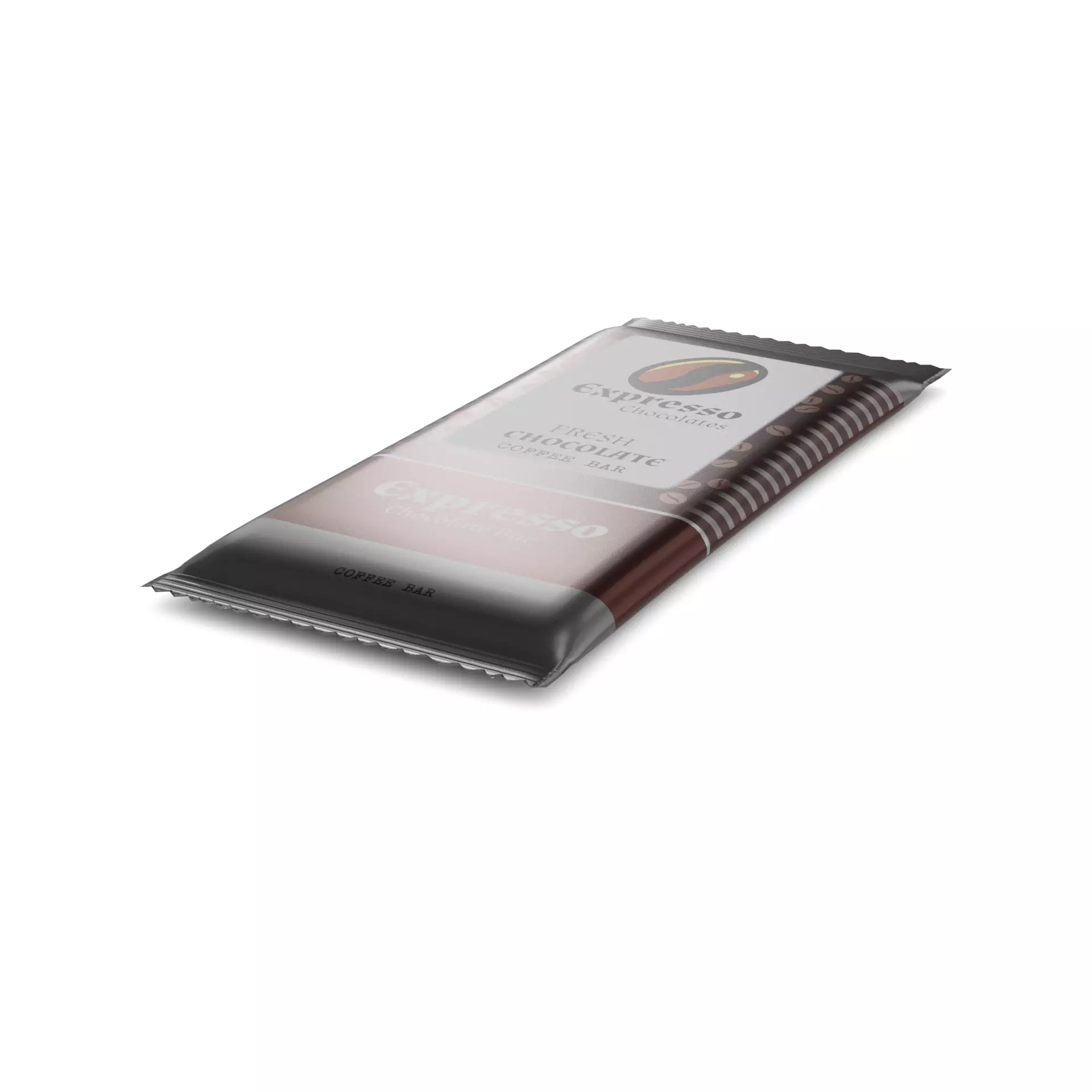 Chocolate bars Espresso Chocolate Bar Low-poly 3D model_0