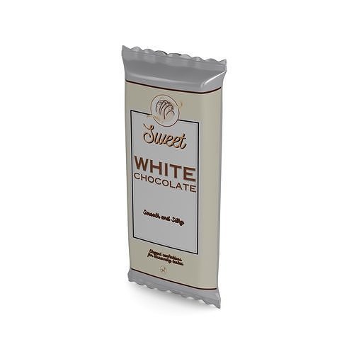 Chocolate bars White Chocolate Bar 3D model