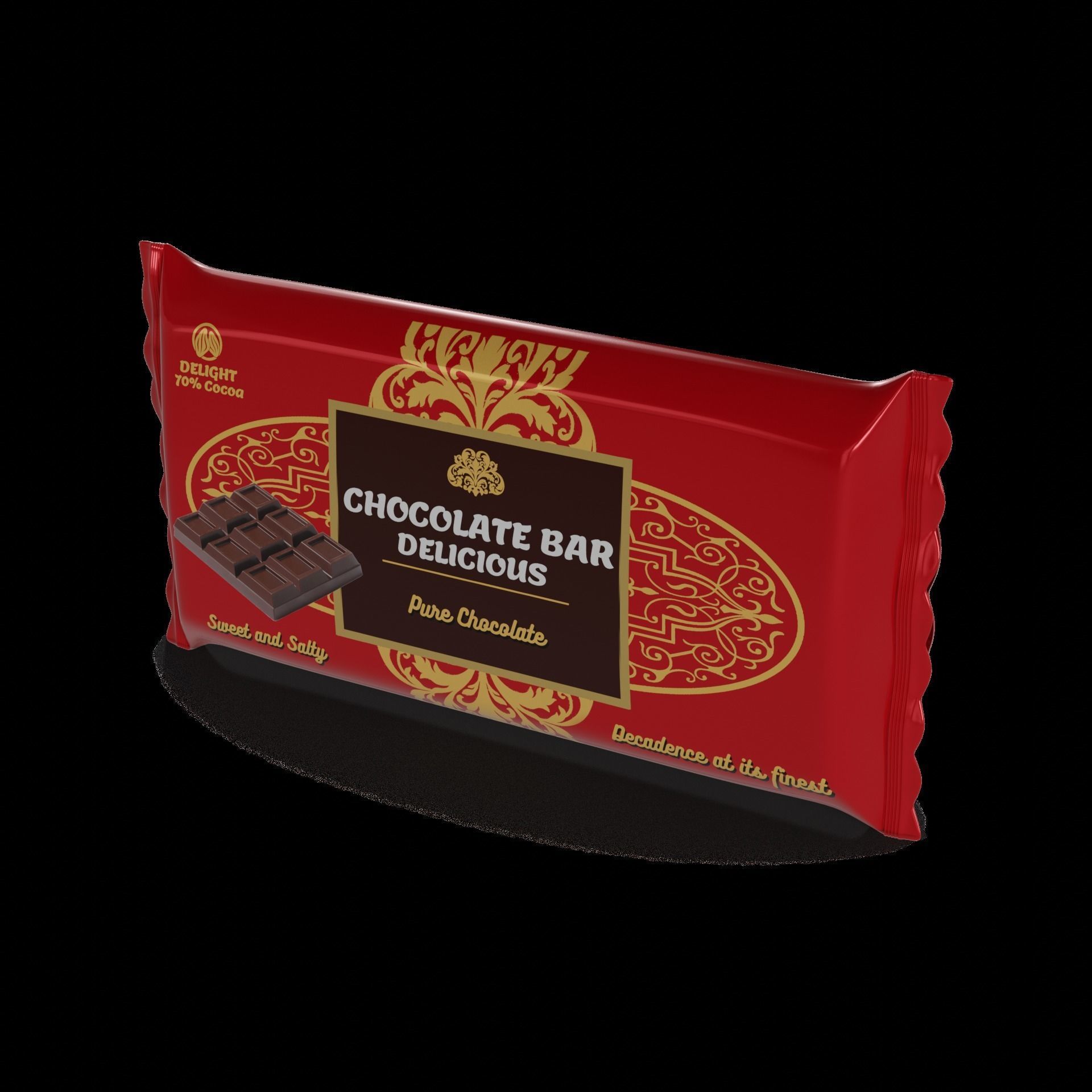 Chocolate bars Chocolate Bar 3D model_1