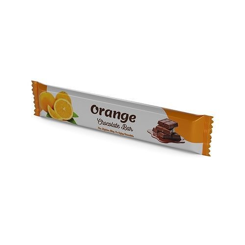 Chocolate bars Orange Chocolate Bar 3D model