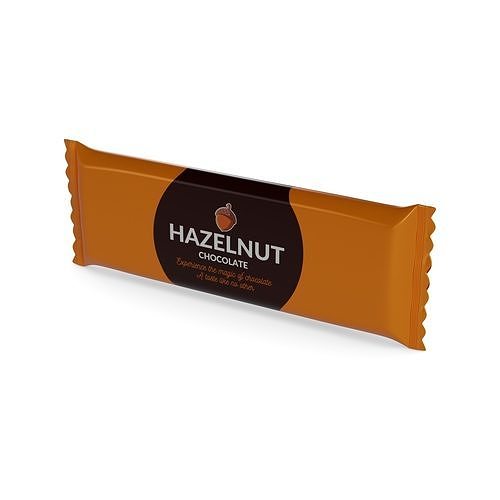 Chocolate bars Hazelnut Chocolate Bar 3D model