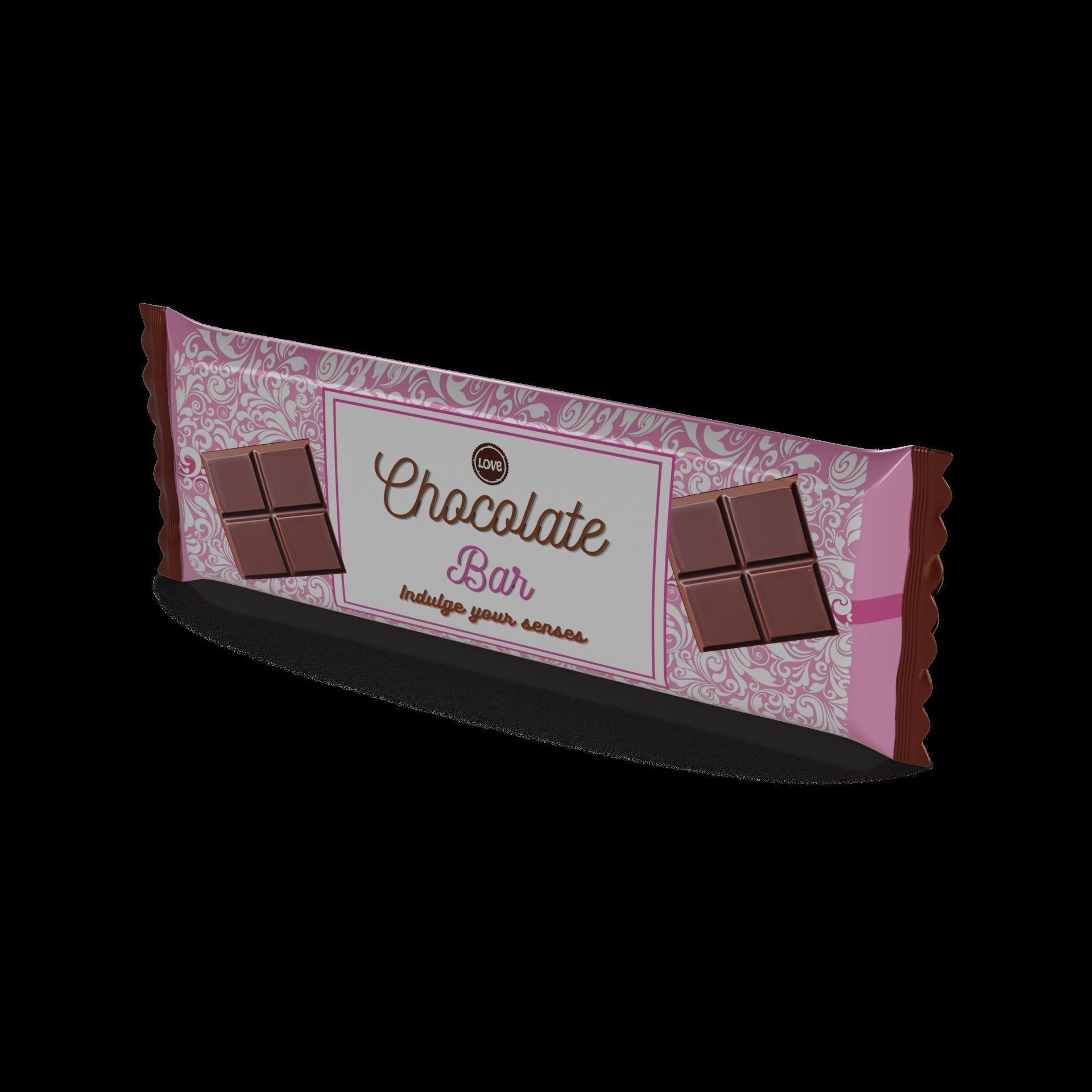 Chocolate bars Chocolate Bar 3D model_1