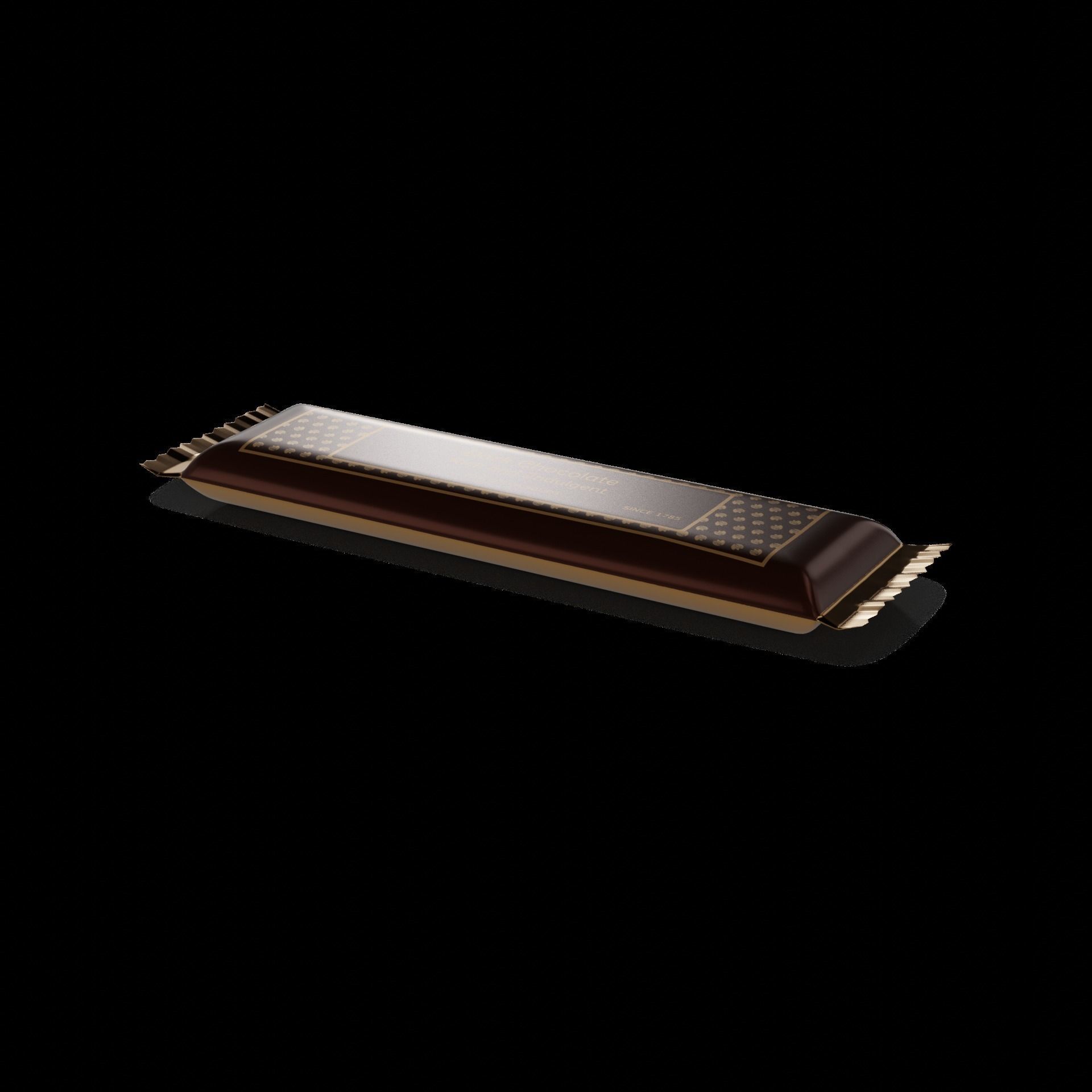 Chocolate bars Chocolate Bar Low-poly 3D model_1