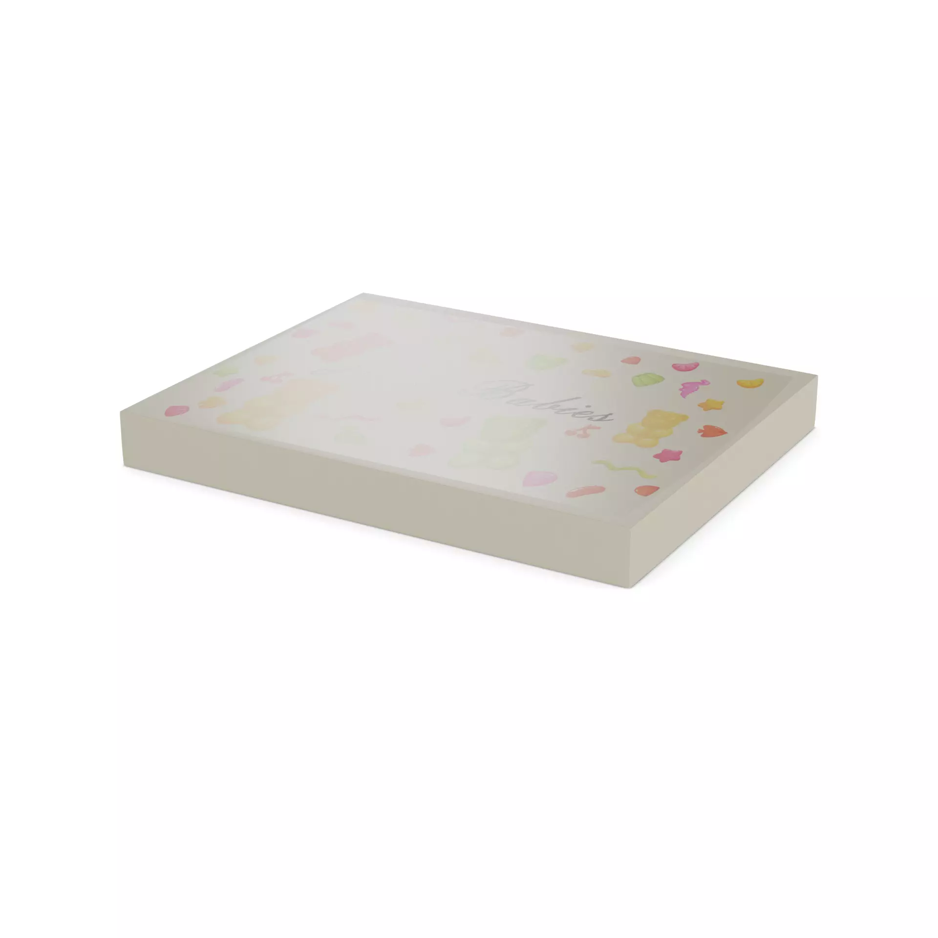 Candies by weight Jelly Babies Low-poly 3D model_0