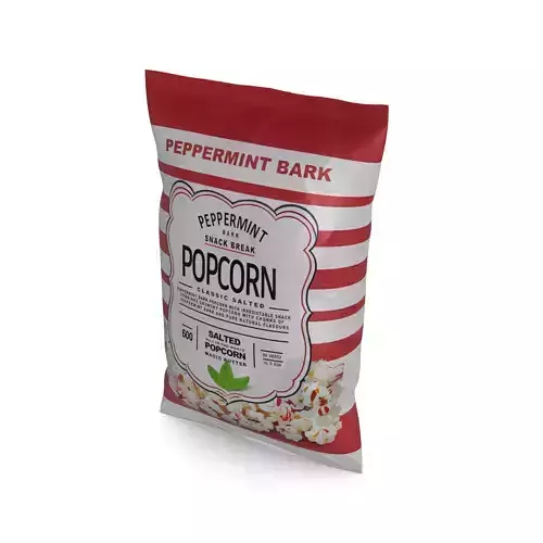 Christams sweets Peppermint Bark Popcorn