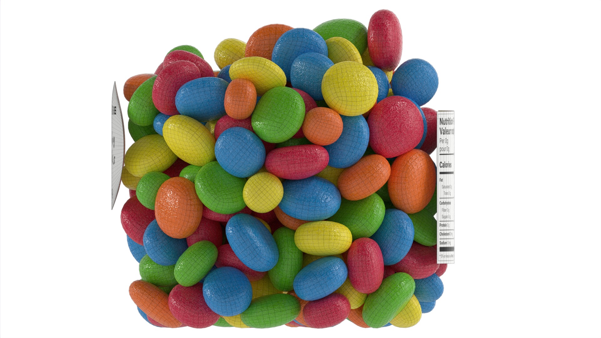 Dragee and chewing candies Dragee and Chewing Candies 3D model_15