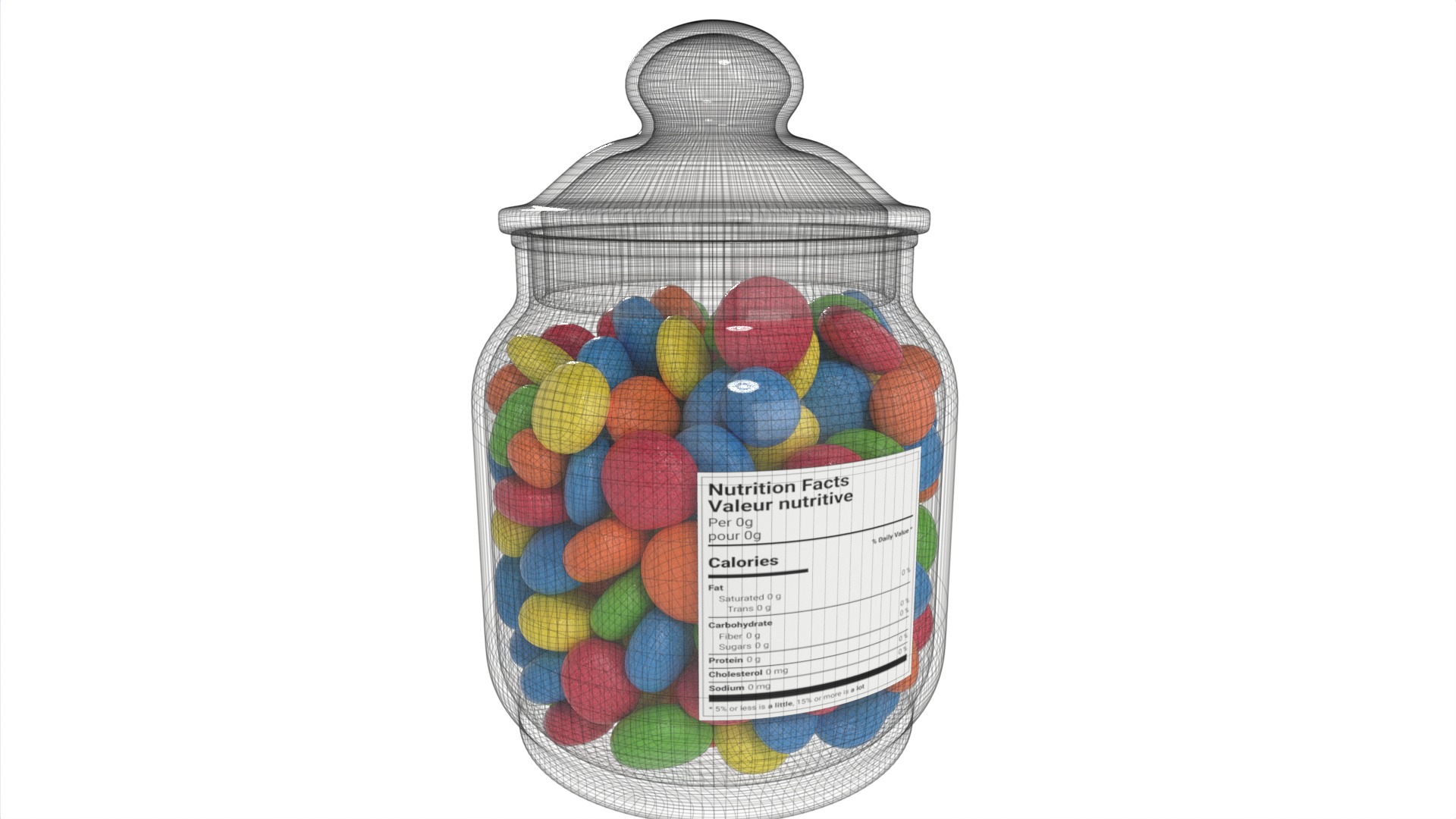 Dragee and chewing candies Dragee and Chewing Candies 3D model_13