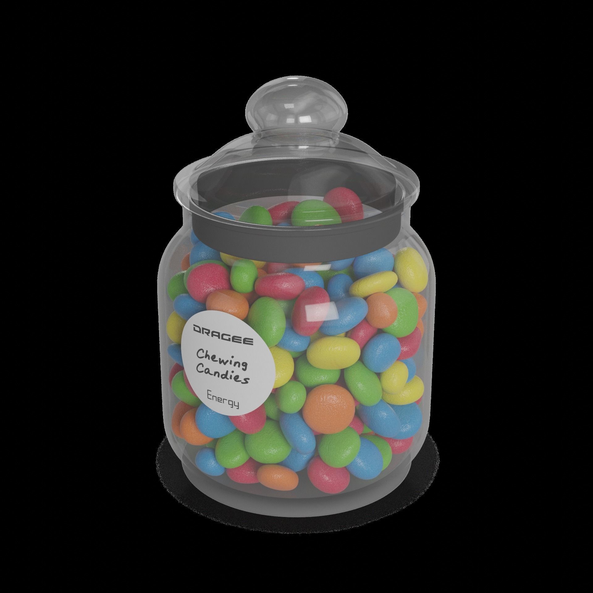 Dragee and chewing candies Dragee and Chewing Candies 3D model_18