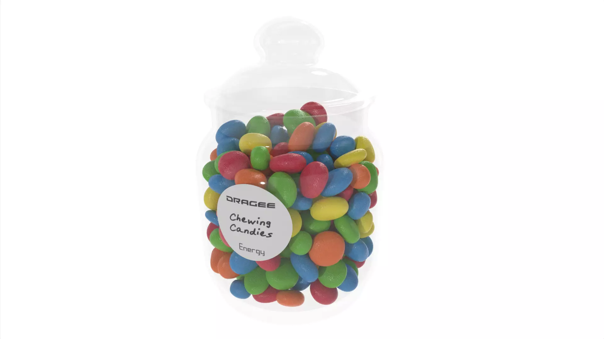 Dragee and chewing candies Dragee and Chewing Candies 3D model_0