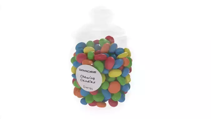 Dragee and chewing candies Dragee and Chewing Candies 3D model