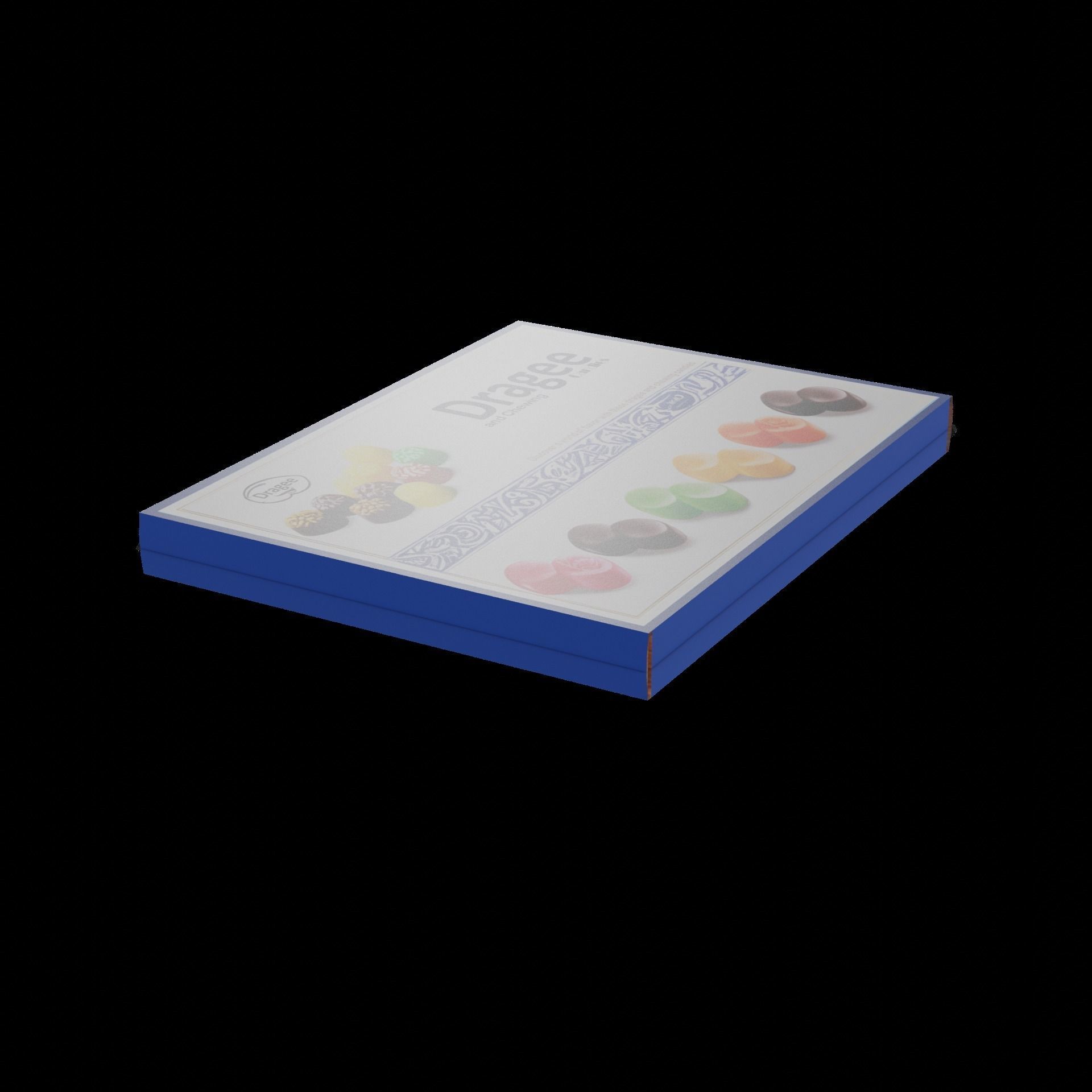 Dragee and chewing candies Dragee and Chewing Candies Low-poly 3D model_1