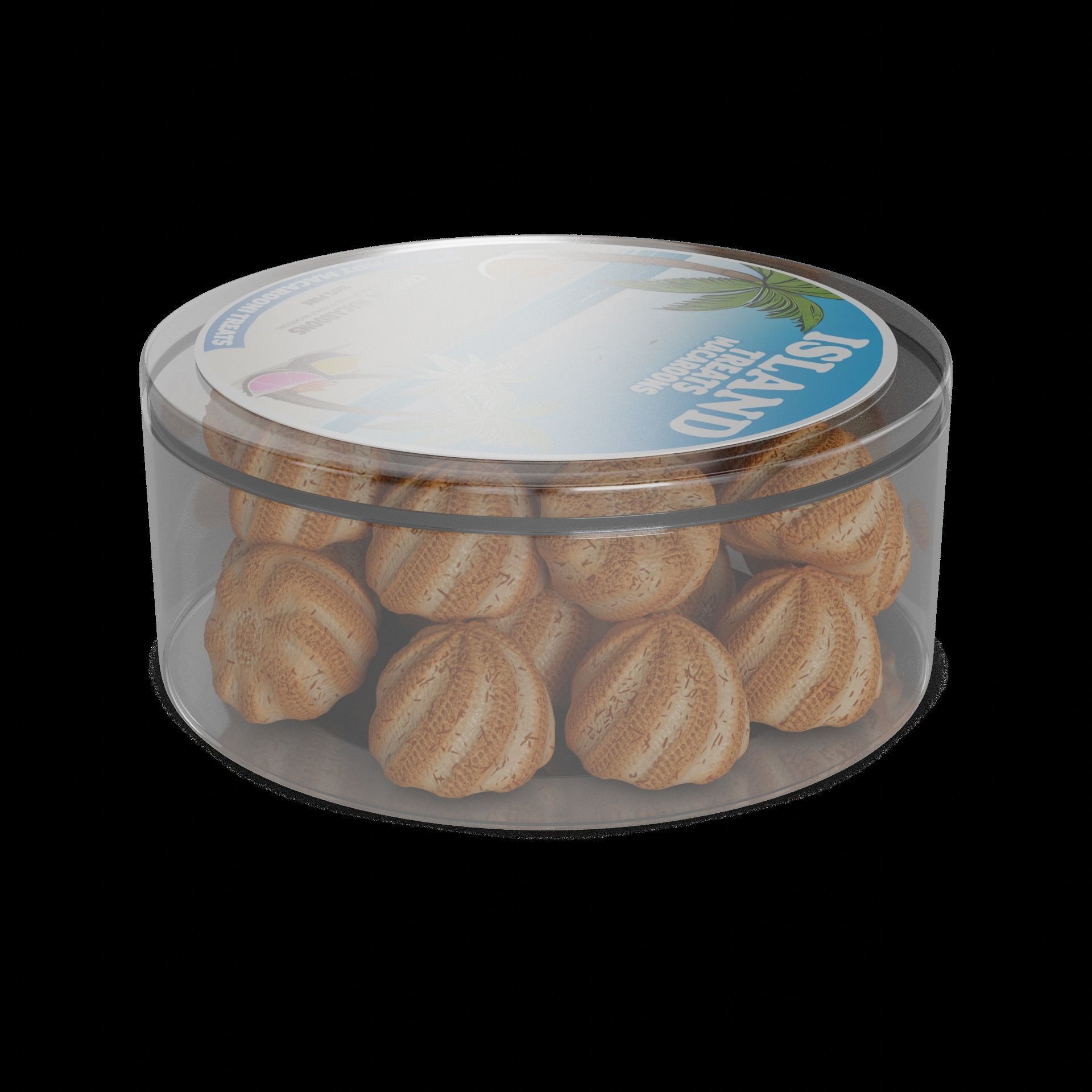 Biscuits and sponge cakes Coconut Macaroons 3D model_1