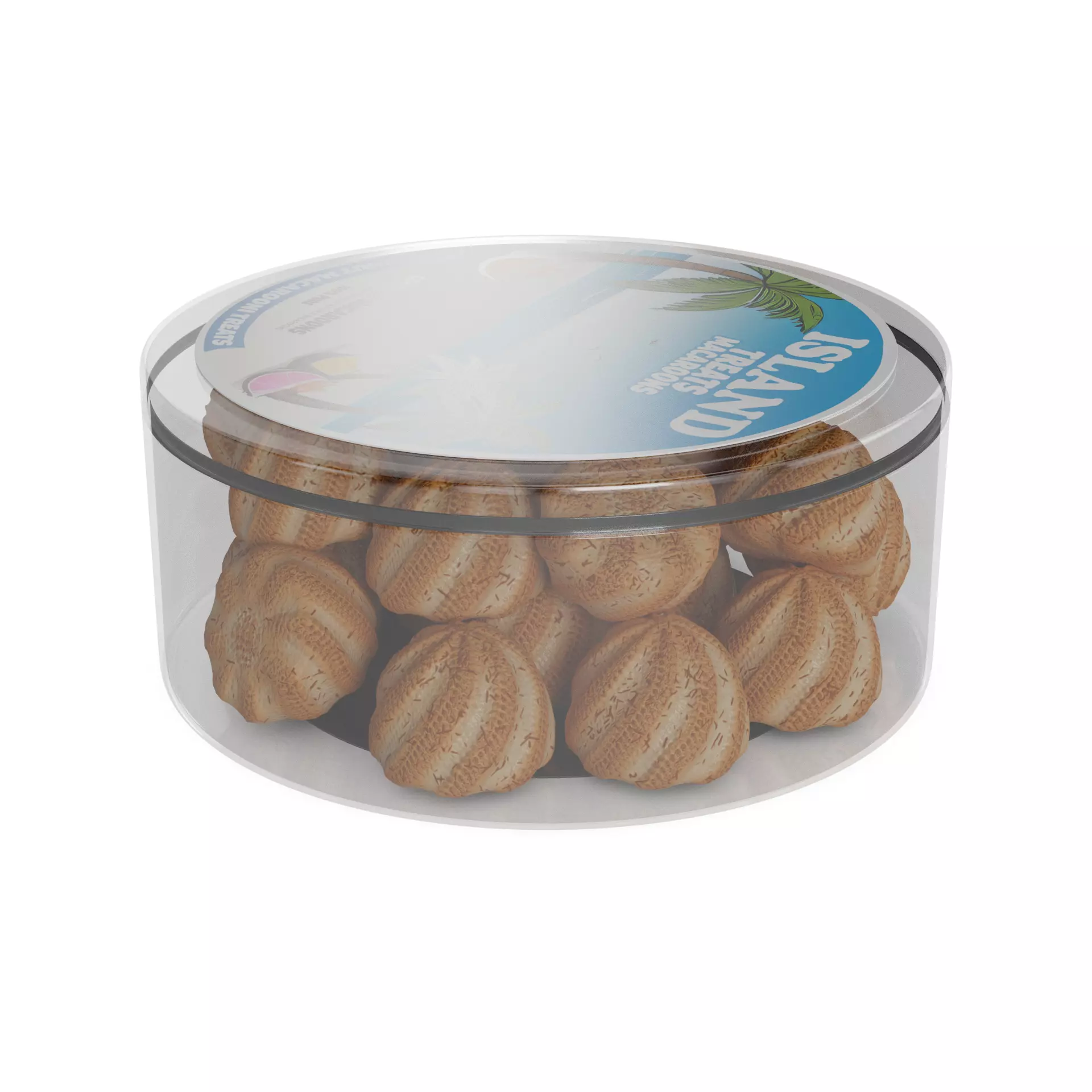 Biscuits and sponge cakes Coconut Macaroons 3D model_0