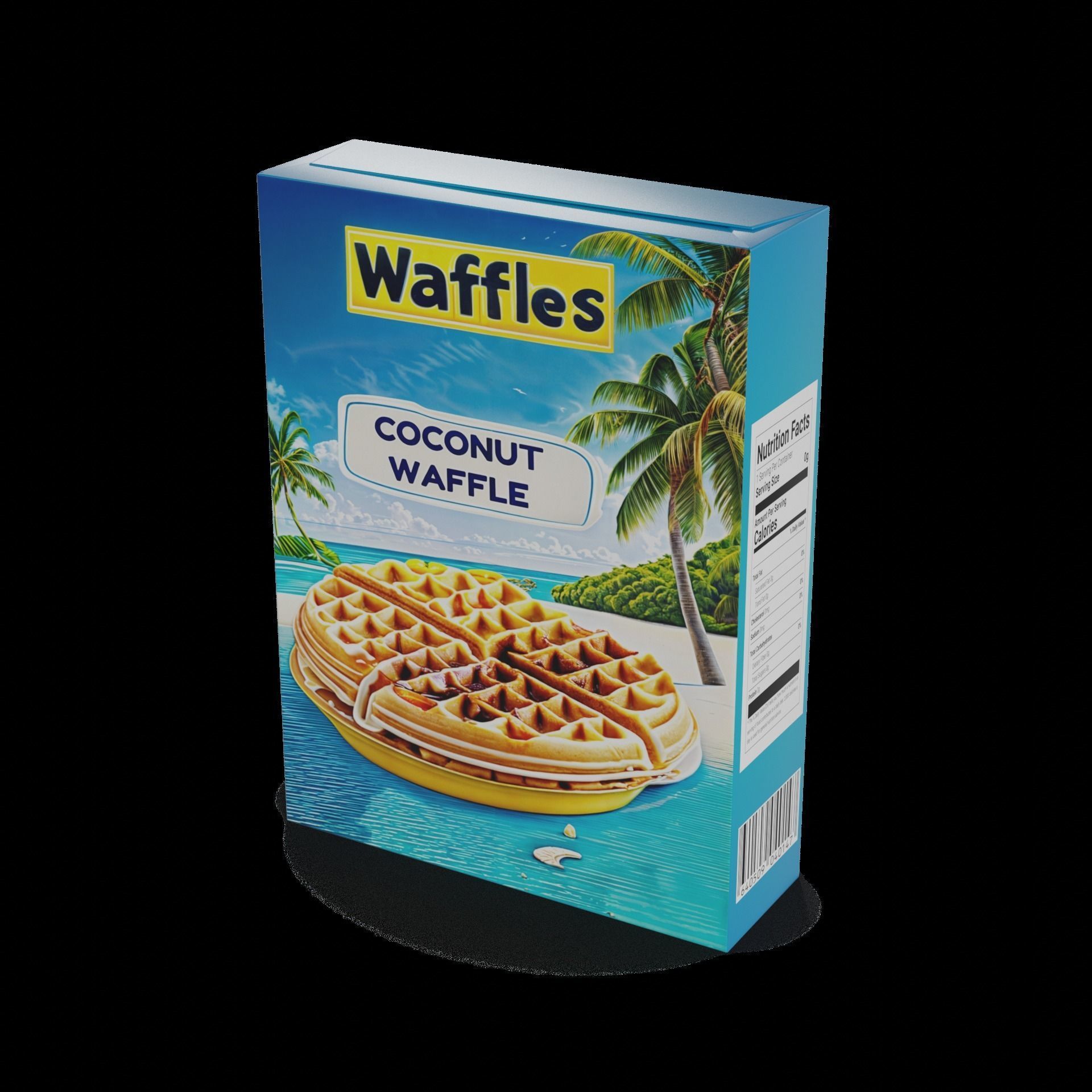 Waffles Waffles Low-poly 3D model_1