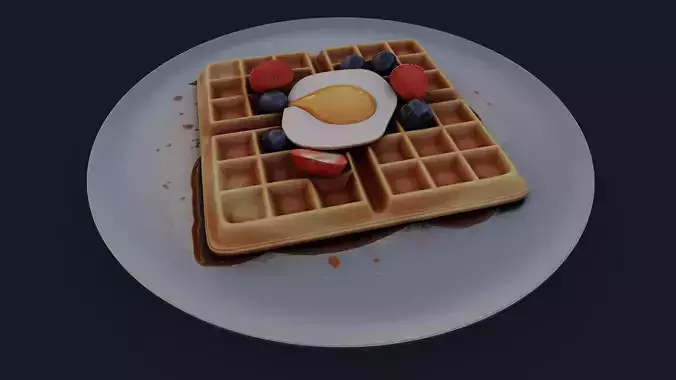 Waffles Waffles 3D model