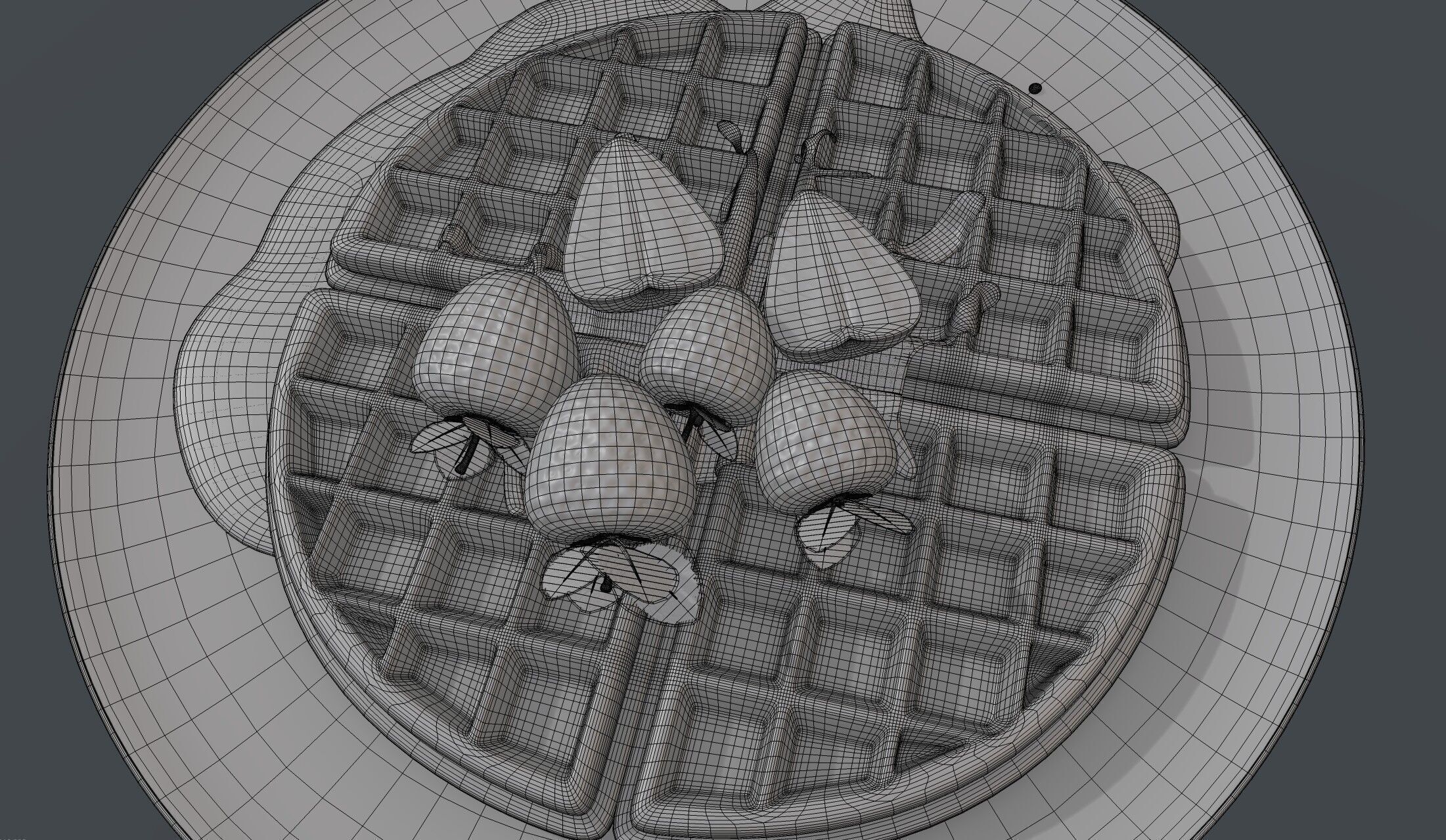 Waffles Waffles 3D model_2