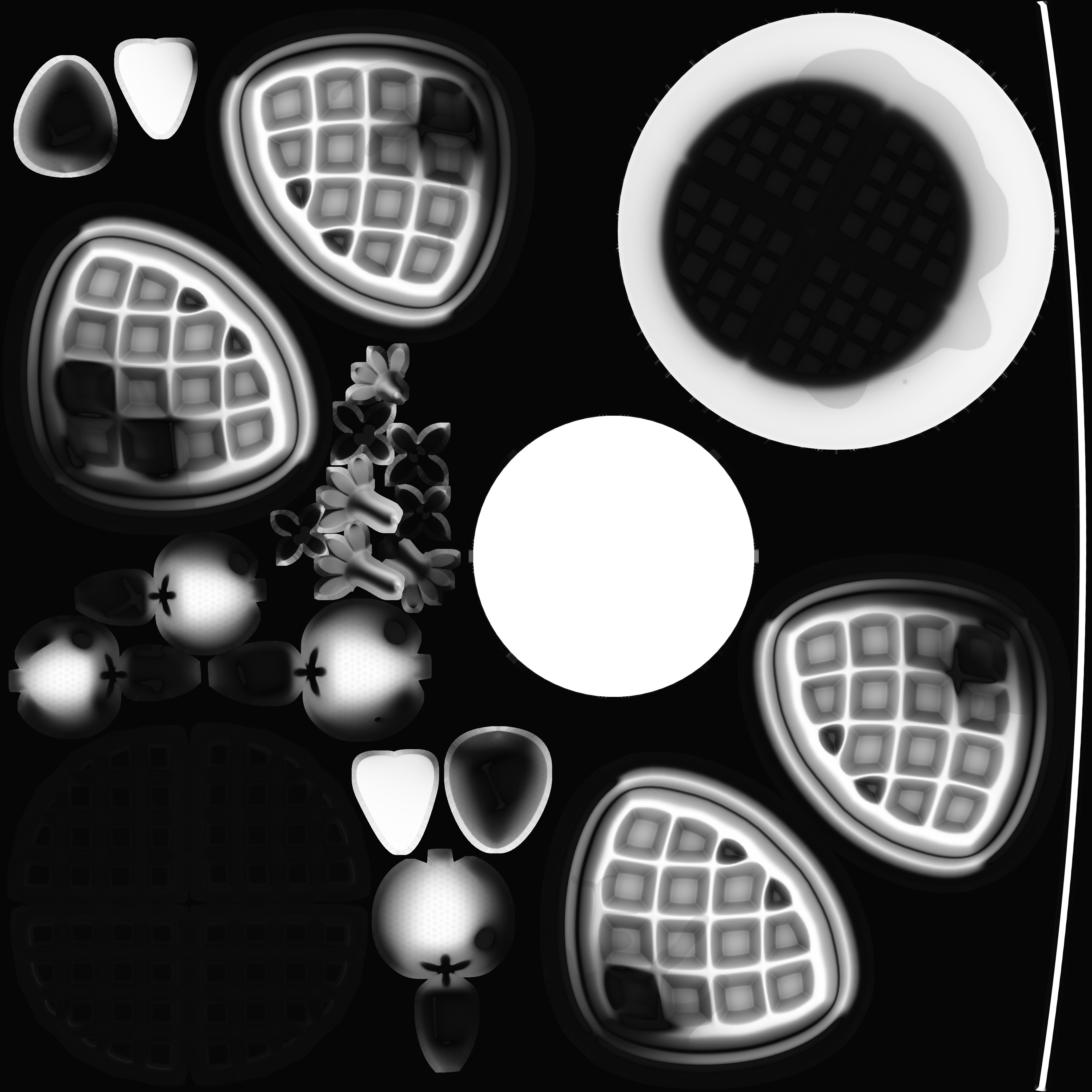 Waffles Waffles 3D model_14