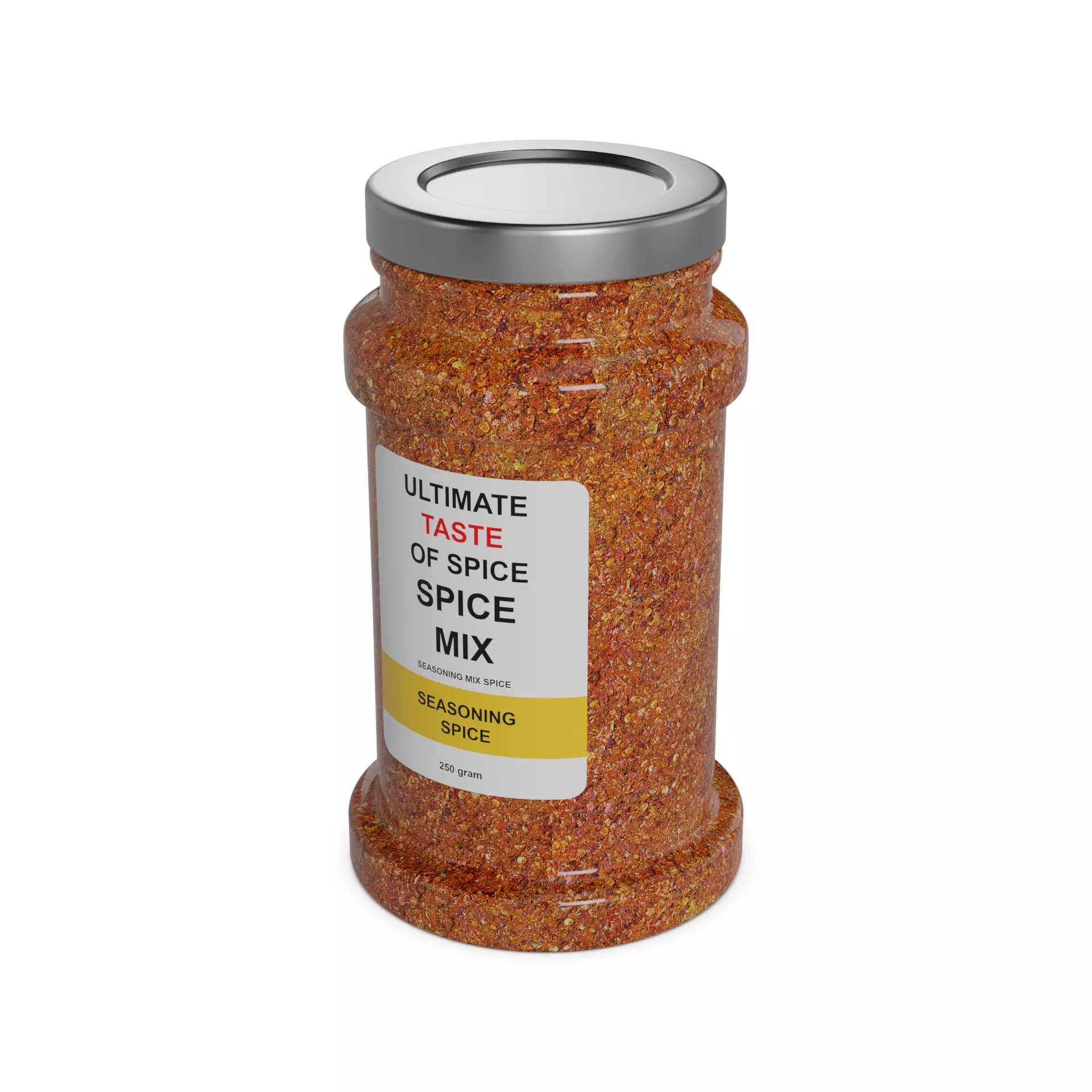 Spice and herbs mixes Seasoning Mix Low-poly 3D model_0