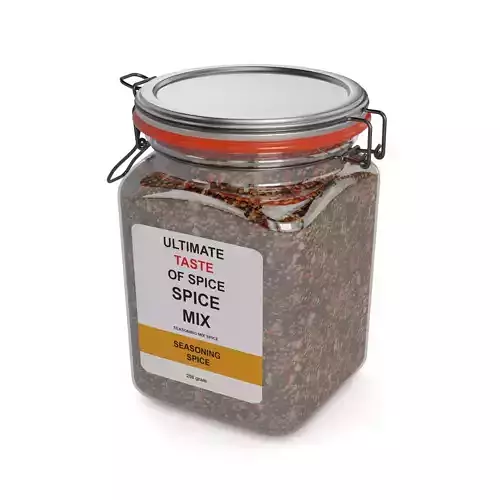 Spice and herbs mixes Spice Blend 3D model