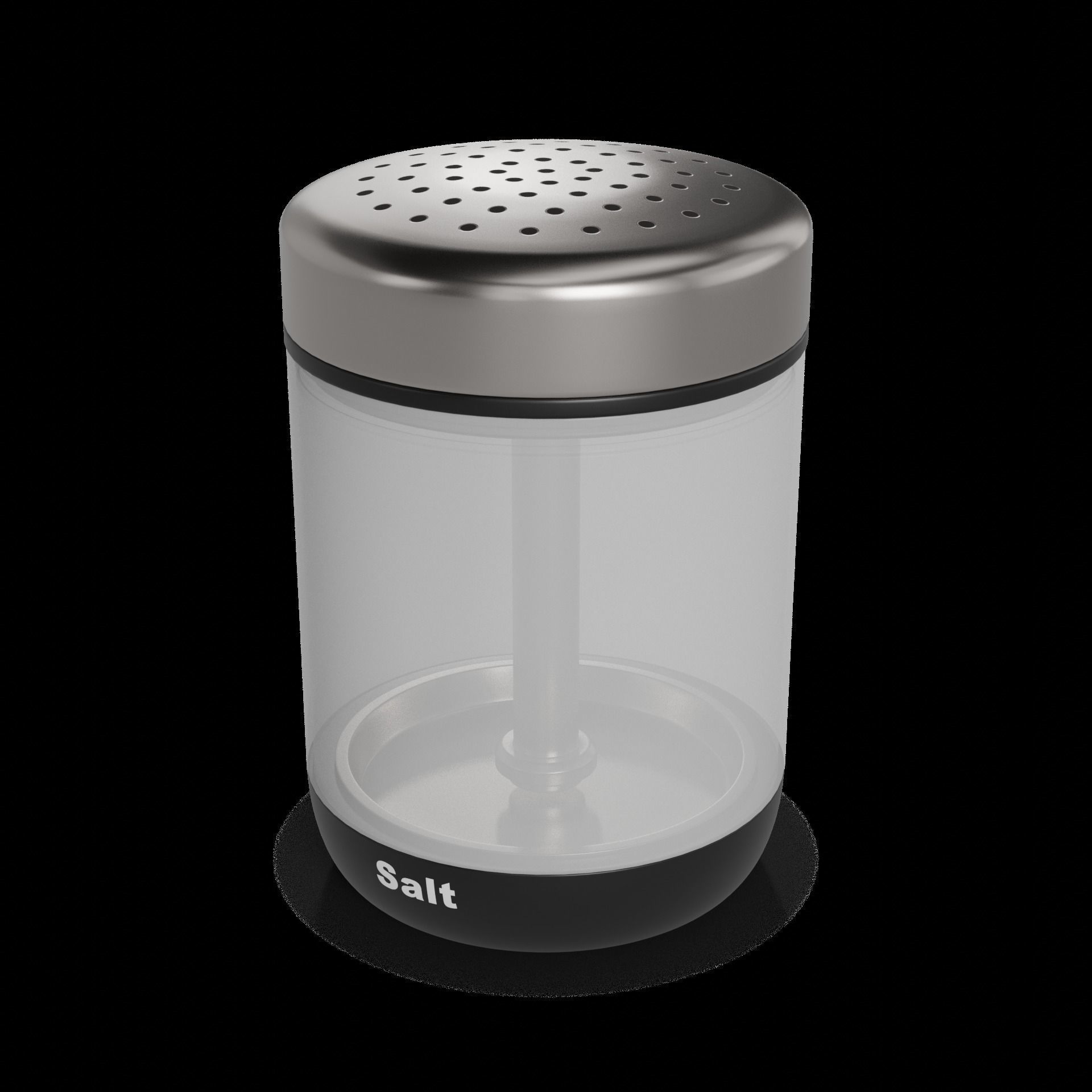 Salt Salt Low-poly 3D model_1