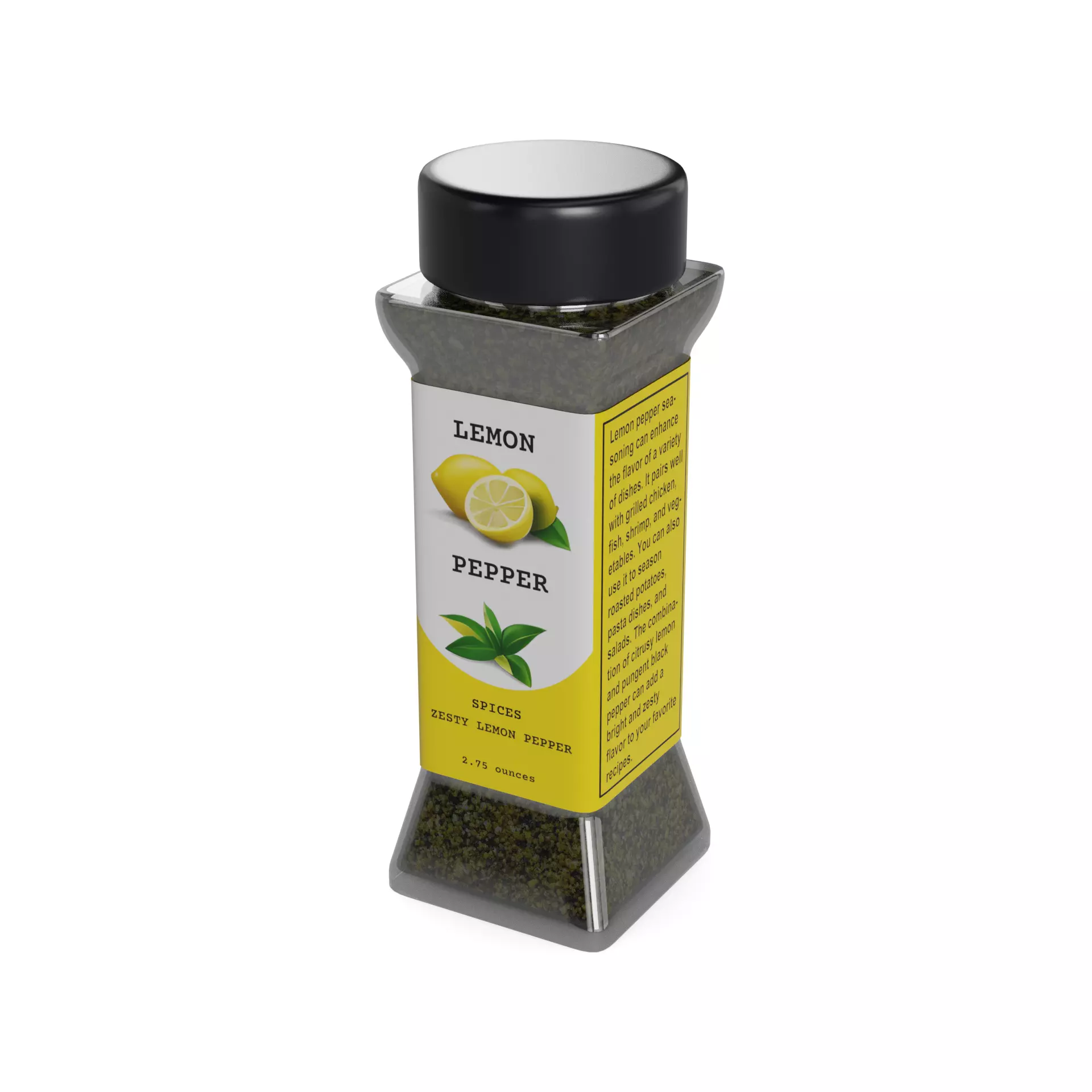 Pepper Lemon Pepper 3D model_0