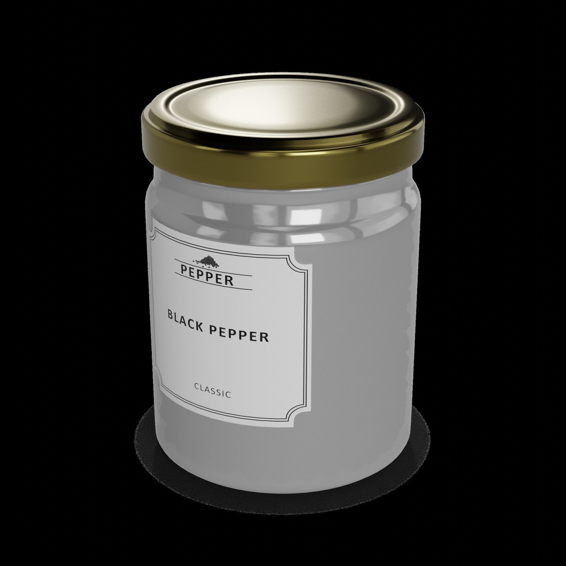 Pepper Black Pepper 3D model_1