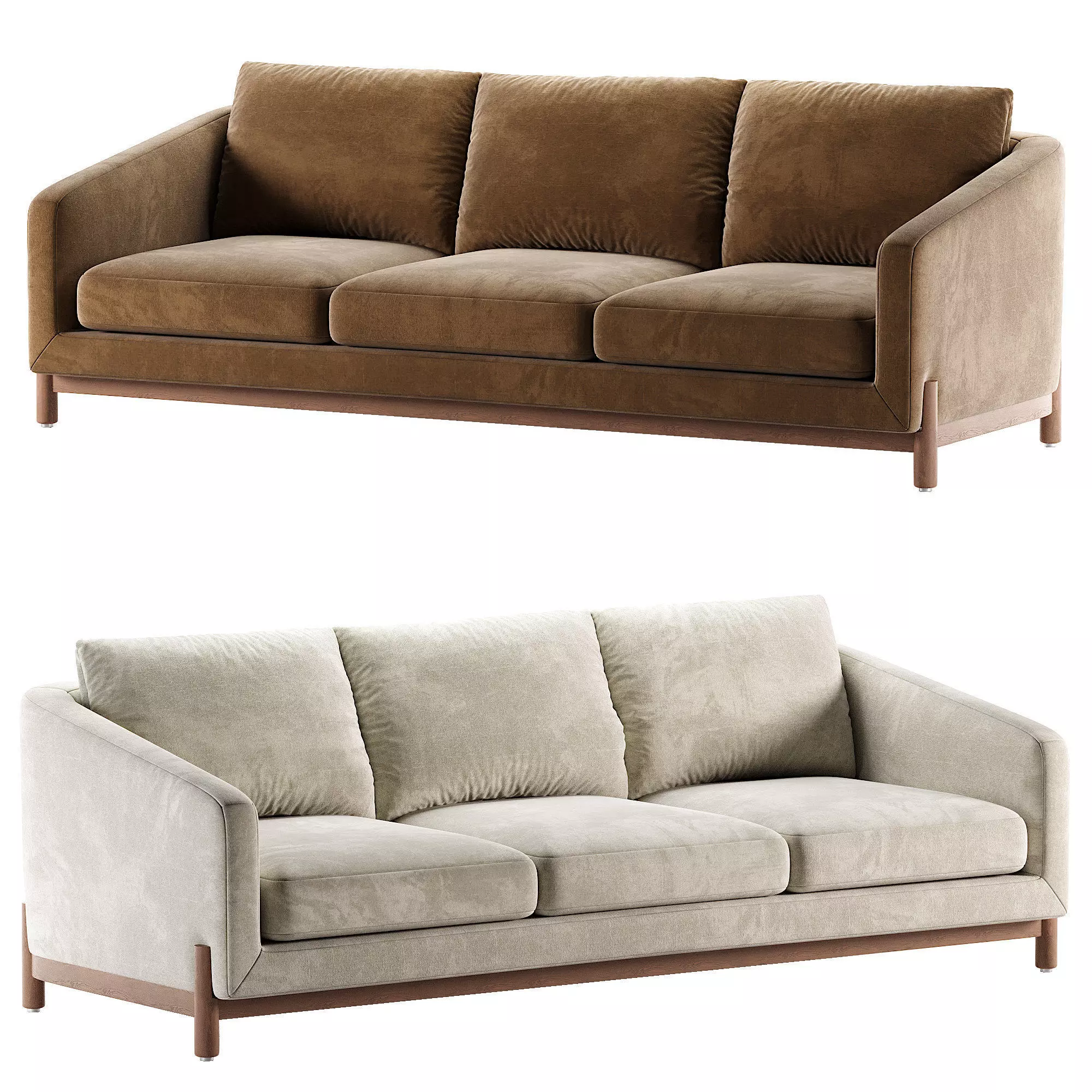Oslo 3-Seat Sofa 3D model