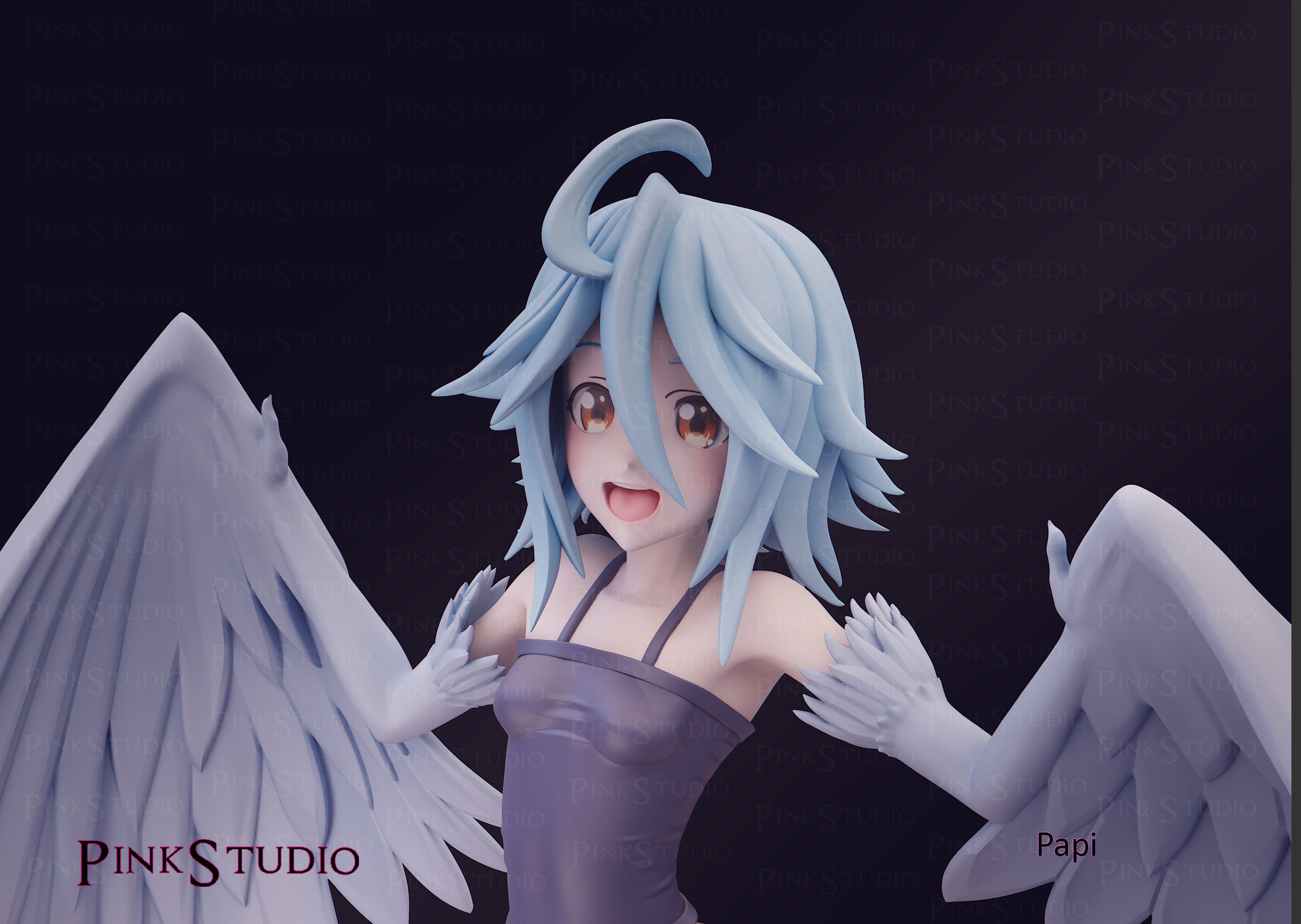 Monster Musume - Papi the harpy 3D print model_25