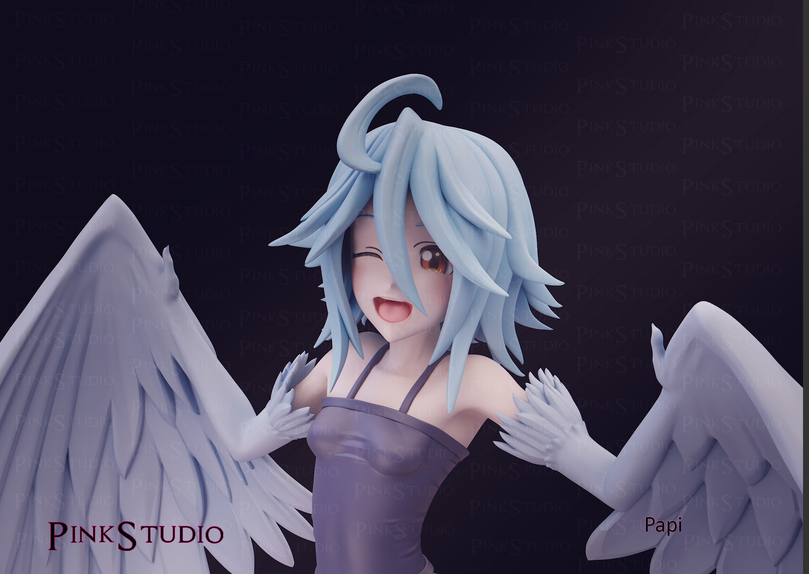 Monster Musume - Papi the harpy 3D print model_27