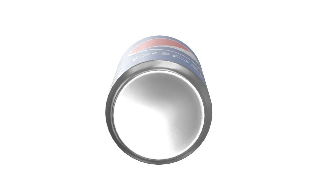 Pepsi Drink Can Slim 190ml 01 Low-poly 3D model_15