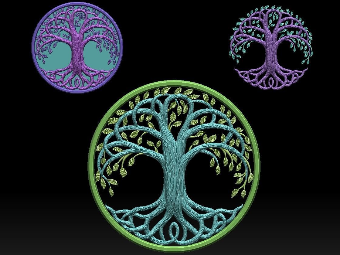 tree of life 3D print model_35