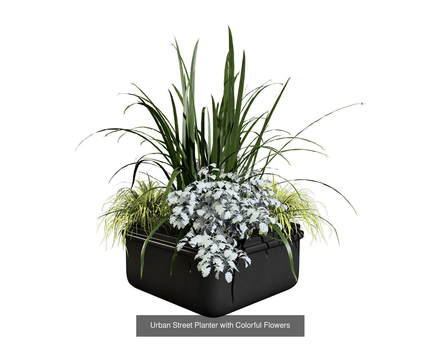 Contemporary Park and Plaza Furnishings 3D Model Collection_43