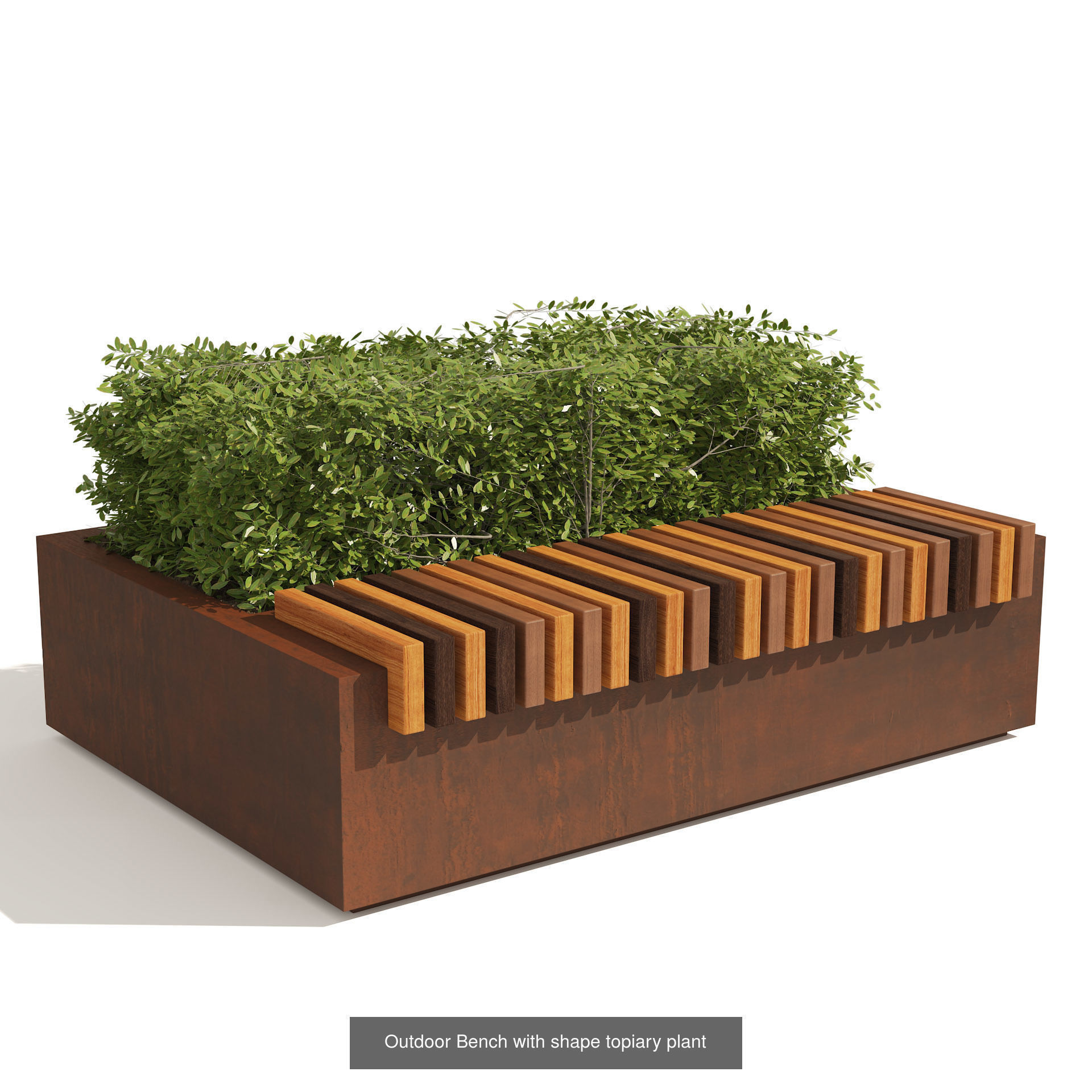 Contemporary Park and Plaza Furnishings 3D Model Collection_19