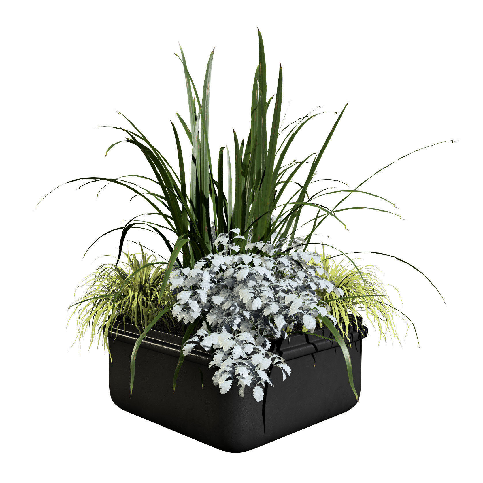 Contemporary Park and Plaza Furnishings 3D Model Collection_26