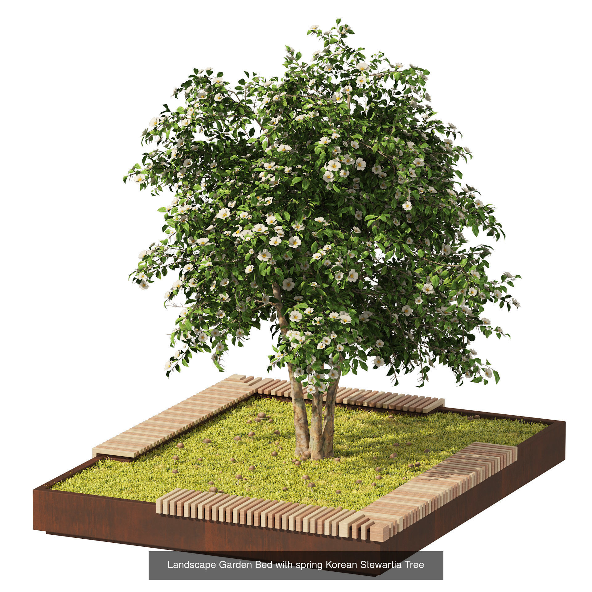 Contemporary Park and Plaza Furnishings 3D Model Collection_21