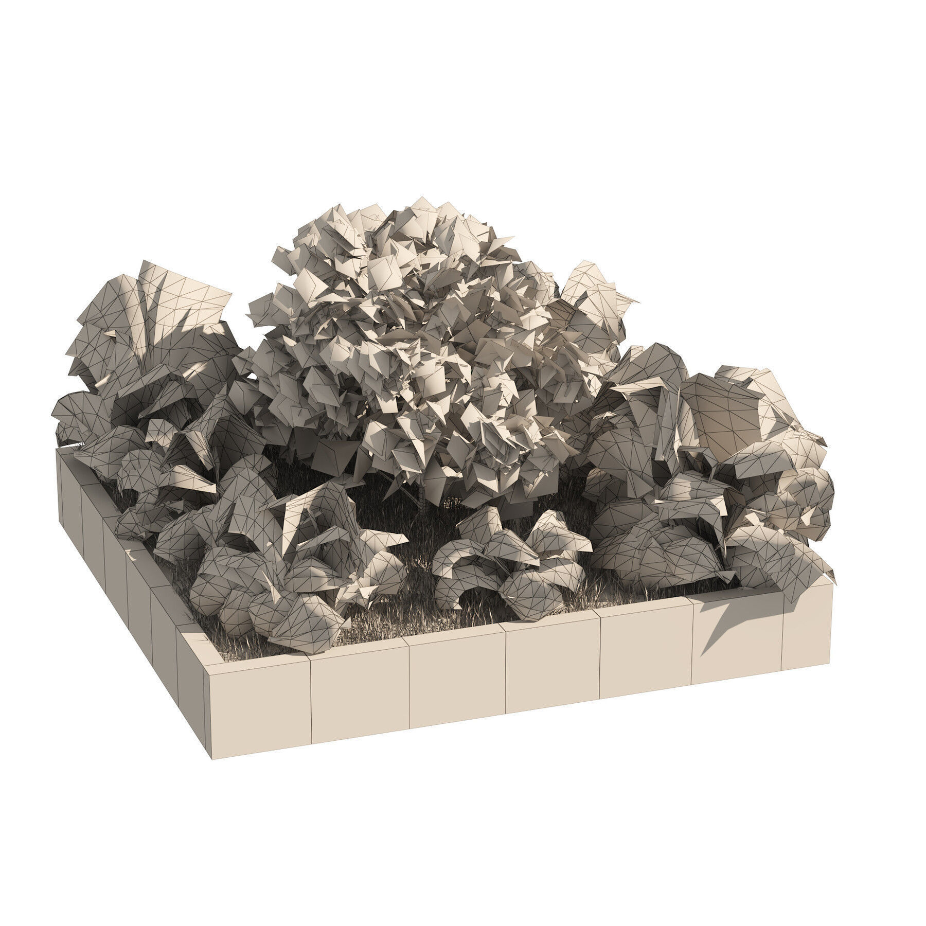 Contemporary Park and Plaza Furnishings 3D Model Collection_32