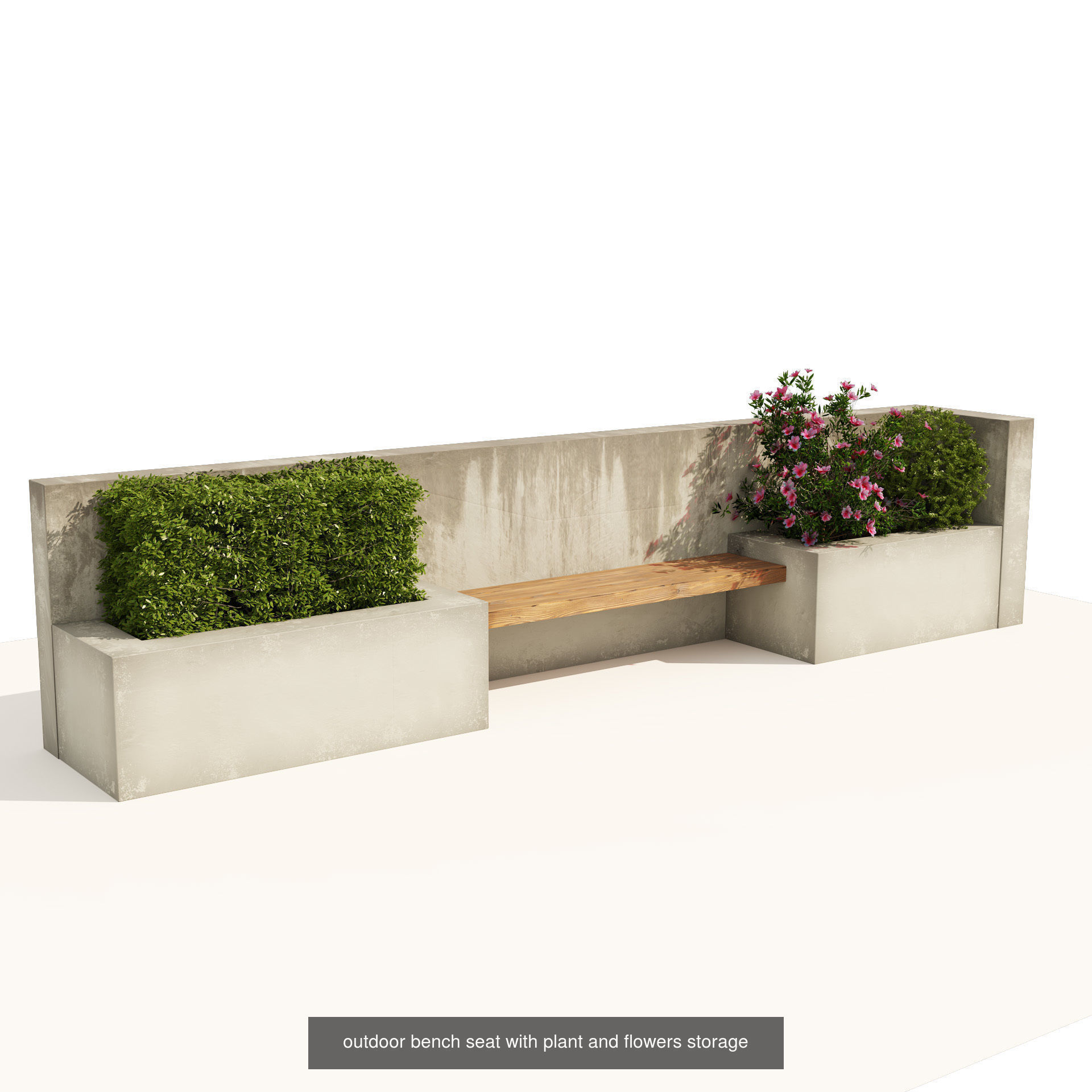 Contemporary Park and Plaza Furnishings 3D Model Collection_11