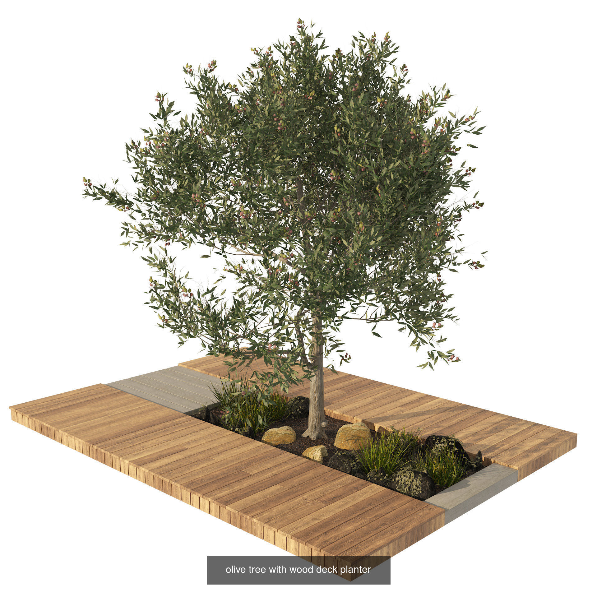 Contemporary Park and Plaza Furnishings 3D Model Collection_35