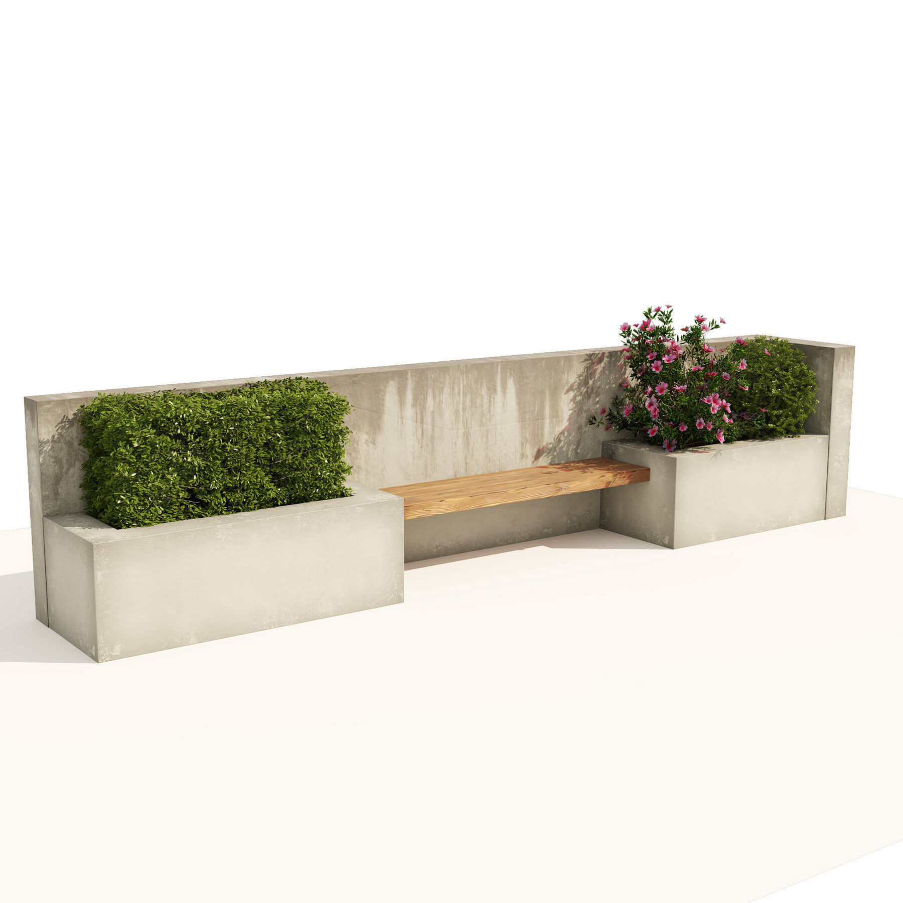Contemporary Park and Plaza Furnishings 3D Model Collection_18
