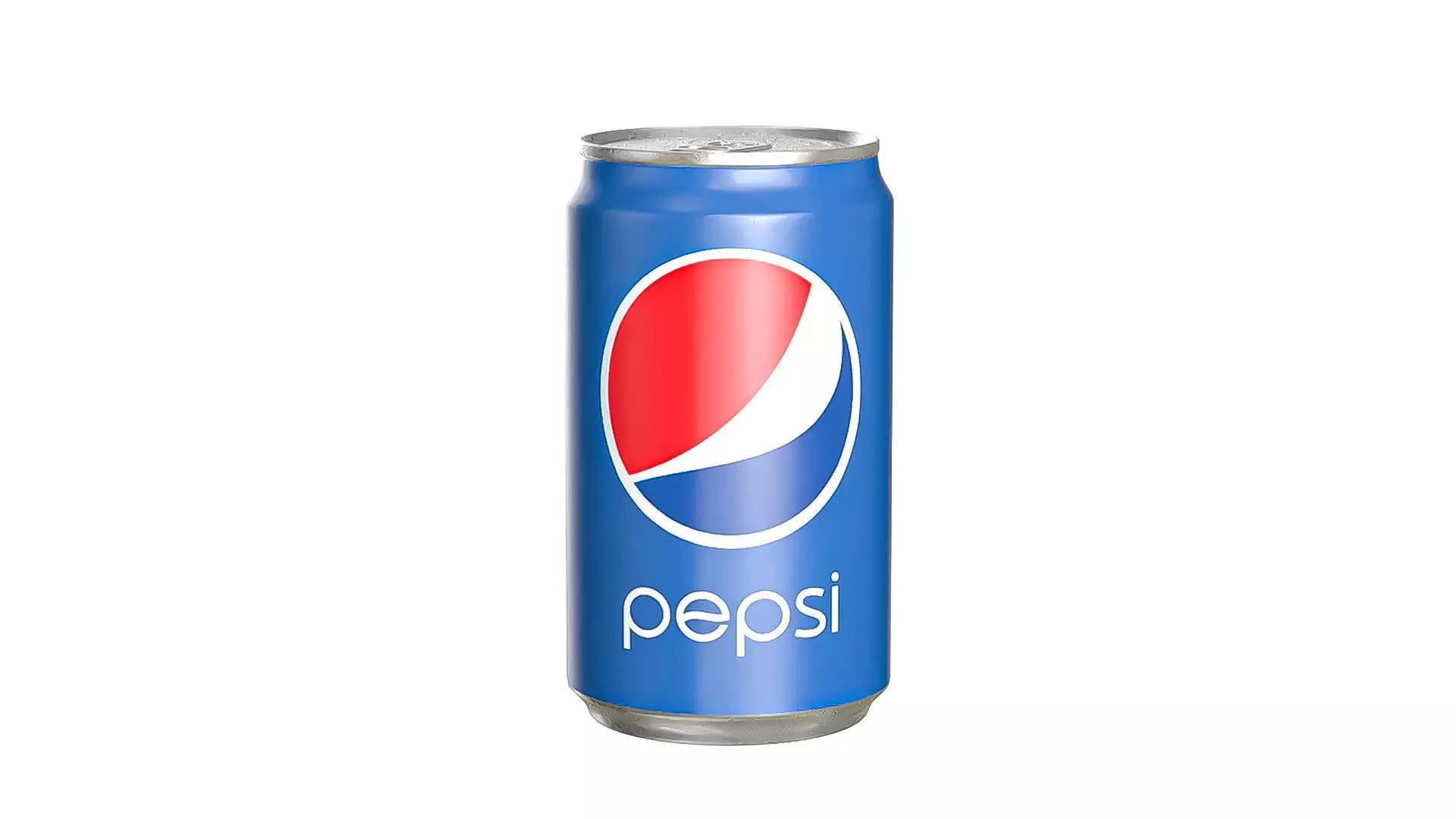 Pepsi Drink Can Sleek 200ml 03 Low-poly 3D model